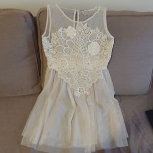 Free People Strapless Lace Dress